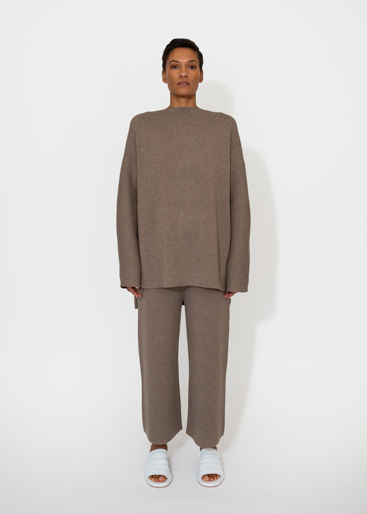 Lauren Manoogian_Double Knit Boatneck in Wood_Sweater_1 - Finefolk