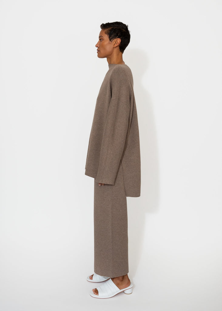 Lauren Manoogian_Double Knit Boatneck in Wood_Sweater_1 - Finefolk