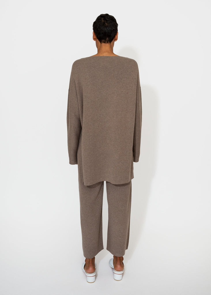 Lauren Manoogian_Double Knit Boatneck in Wood_Sweater_1 - Finefolk