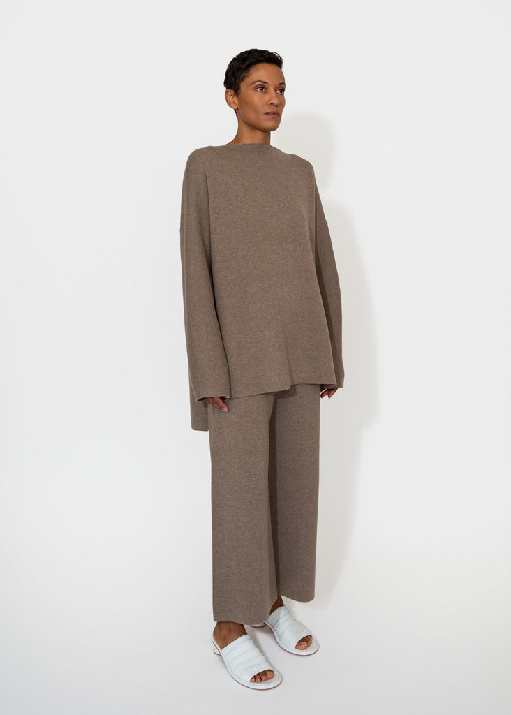 Lauren Manoogian_Double Knit Boatneck in Wood_Sweater_1 - Finefolk