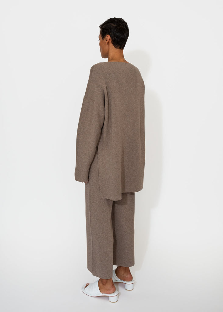 Lauren Manoogian_Double Knit Boatneck in Wood_Sweater_1 - Finefolk