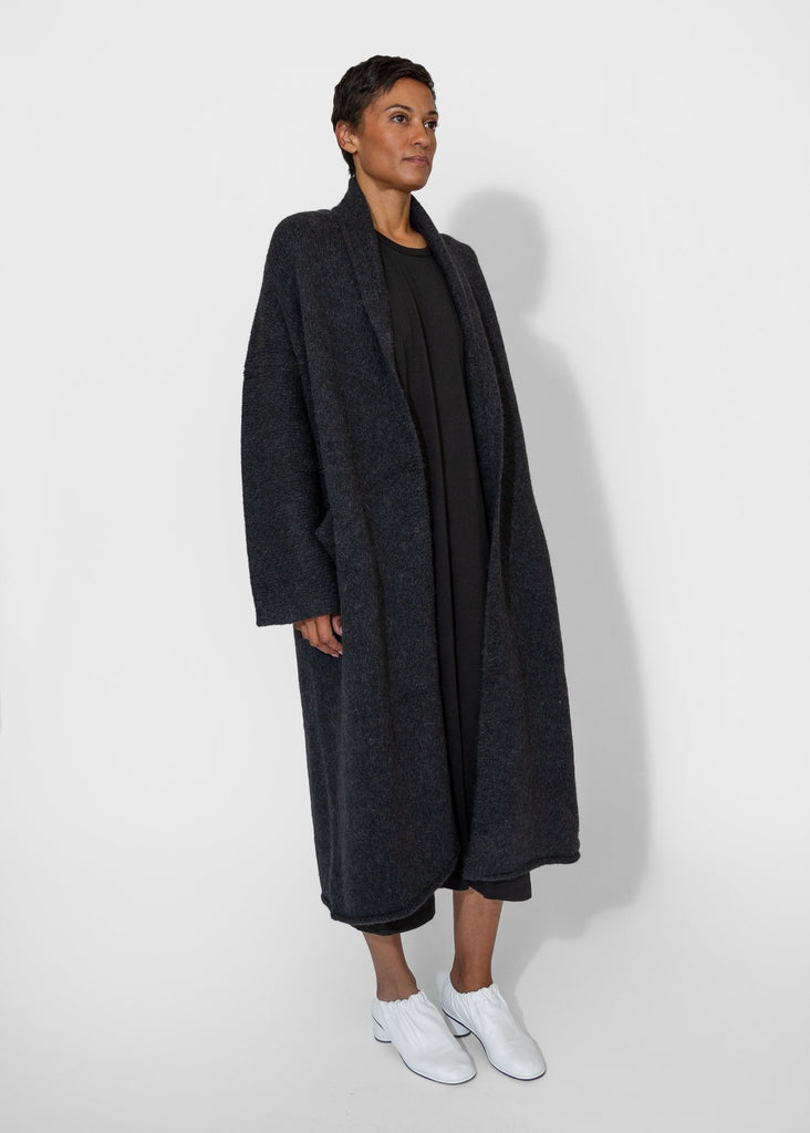 Lauren Manoogian_Long Shawl Cardigan in Ink_Apparel & Accessories_PO/S - Finefolk