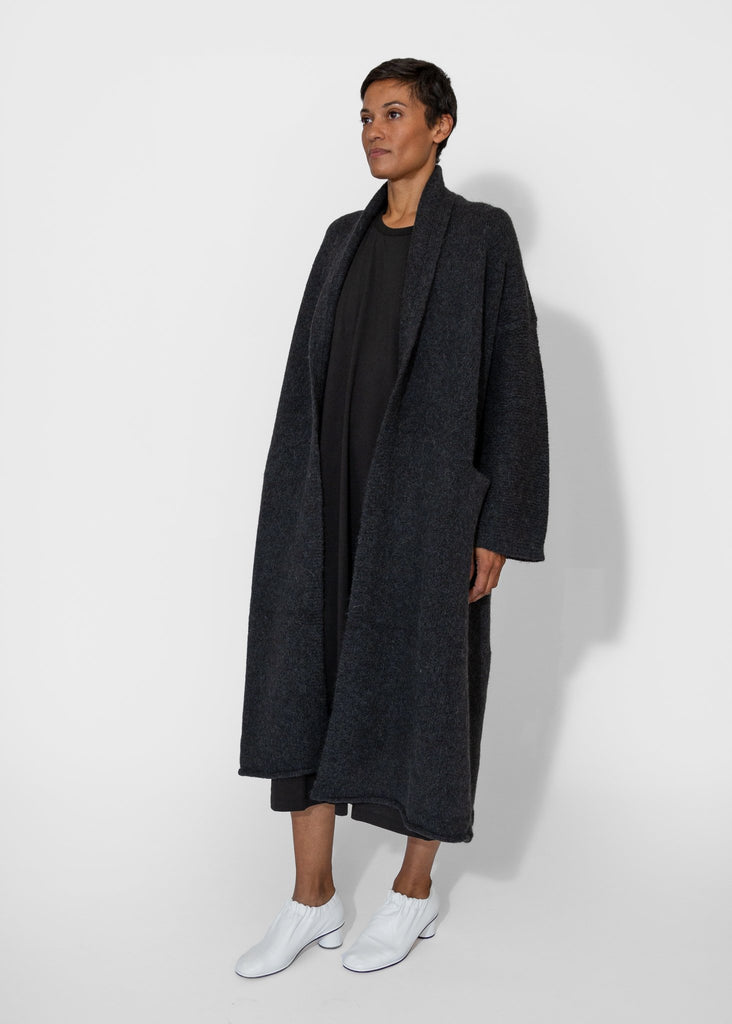 Lauren Manoogian_Long Shawl Cardigan in Ink_Apparel & Accessories_PO/S - Finefolk