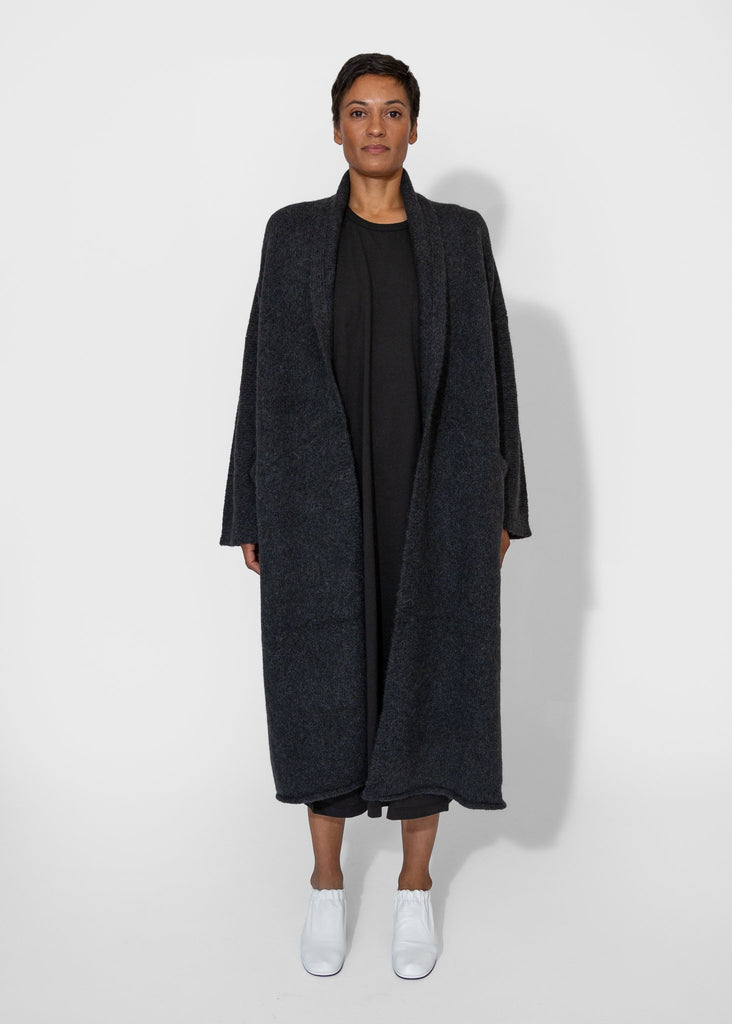 Lauren Manoogian_Long Shawl Cardigan in Ink_Apparel & Accessories_PO/S - Finefolk