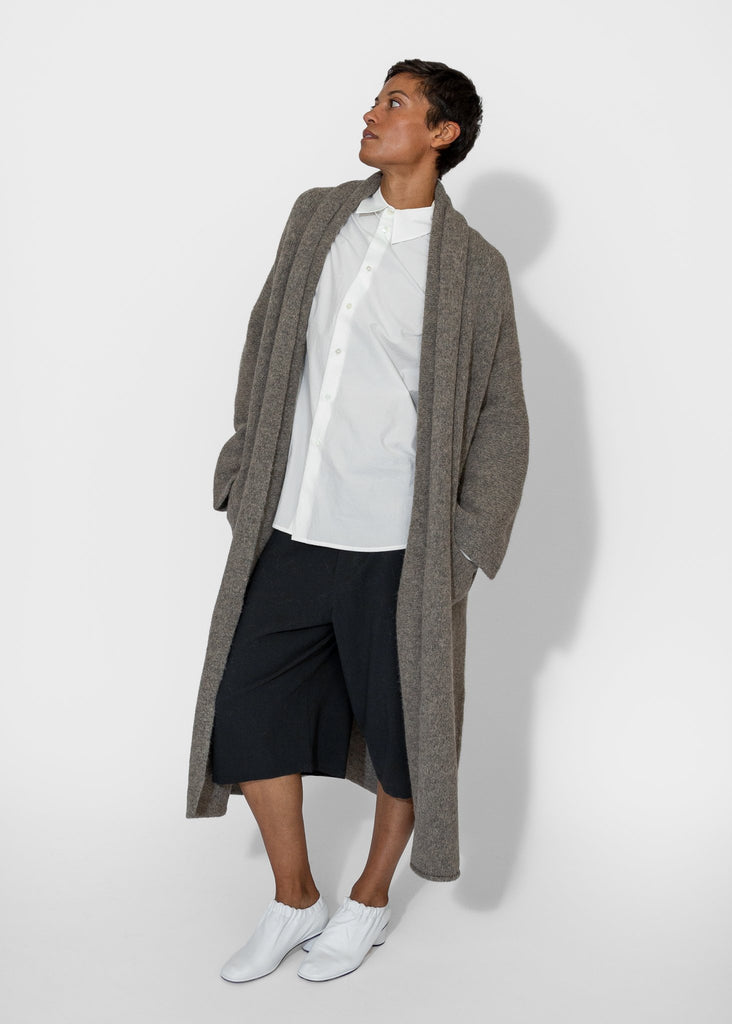 Lauren Manoogian_Long Shawl Cardigan in Rock_Apparel & Accessories_PO/S - Finefolk