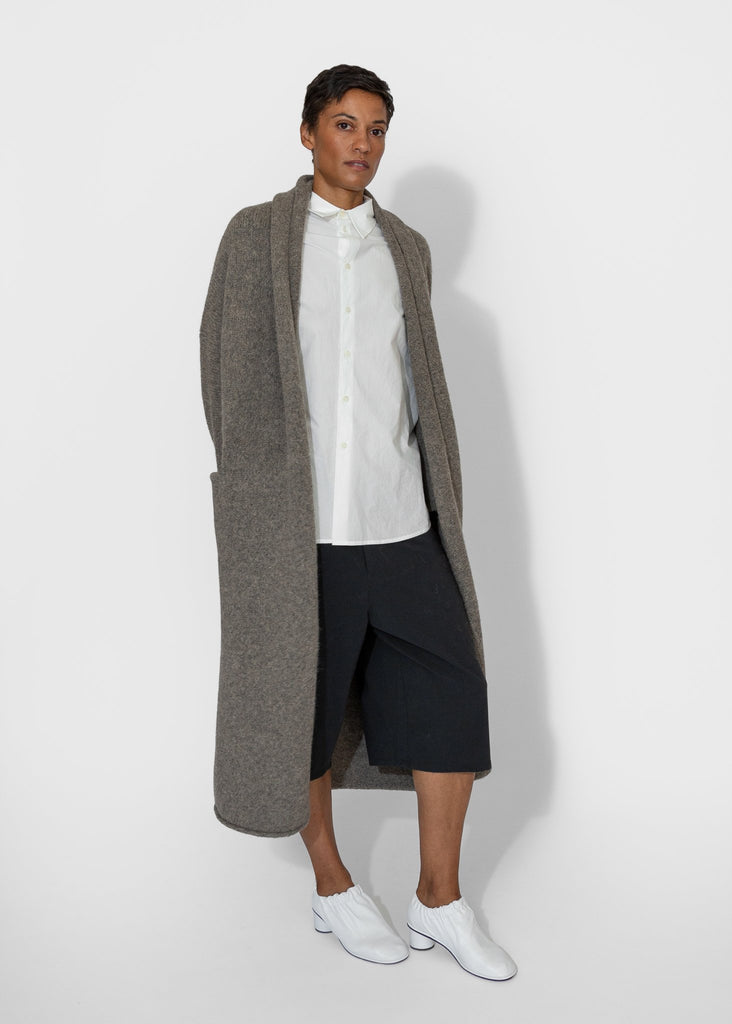 Lauren Manoogian_Long Shawl Cardigan in Rock_Apparel & Accessories_PO/S - Finefolk