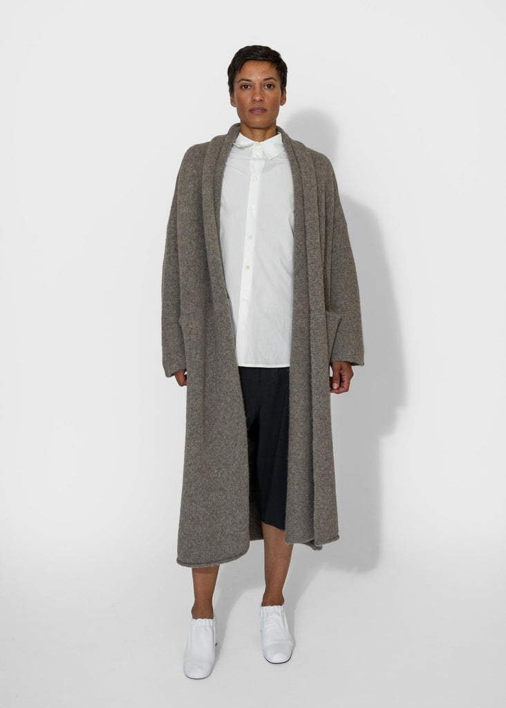 Lauren Manoogian_Long Shawl Cardigan in Rock_Apparel & Accessories_PO/S - Finefolk