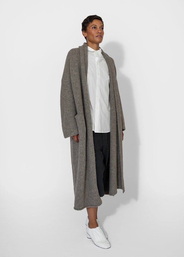 Lauren Manoogian_Long Shawl Cardigan in Rock_Apparel & Accessories_PO/S - Finefolk