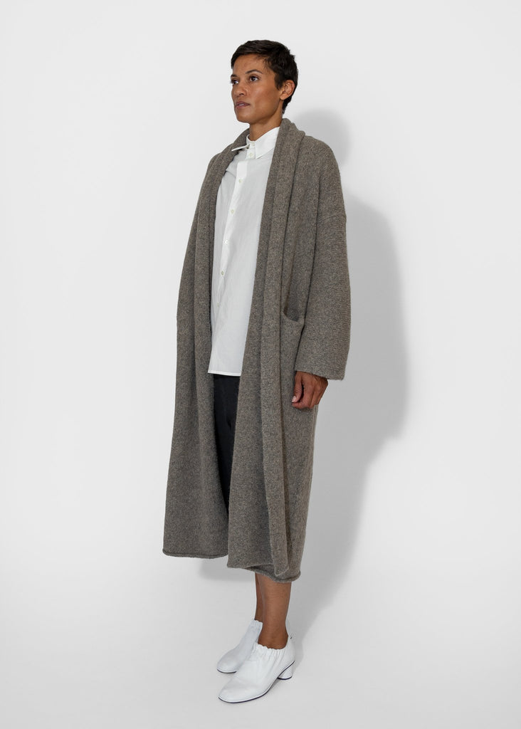 Lauren Manoogian_Long Shawl Cardigan in Rock_Apparel & Accessories_PO/S - Finefolk