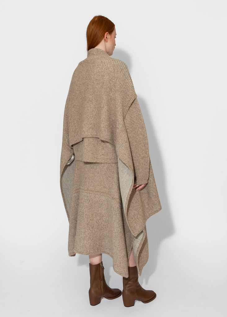 Lauren Manoogian_Ottoman Stole in Moth/Carrara_Outerwear_ - Finefolk