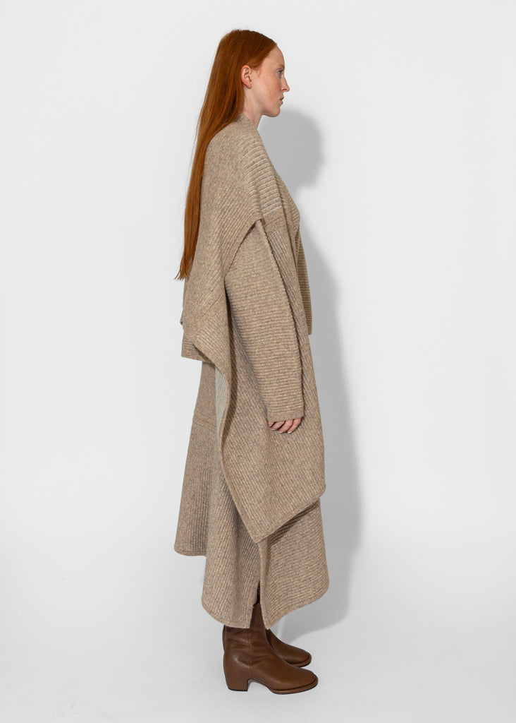 Lauren Manoogian_Ottoman Stole in Moth/Carrara_Outerwear_ - Finefolk