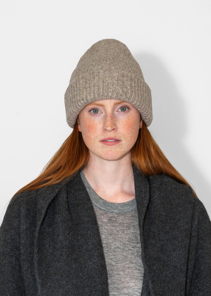 Lauren Manoogian_Soft Rib Beanie in Dust_Hats_ - Finefolk