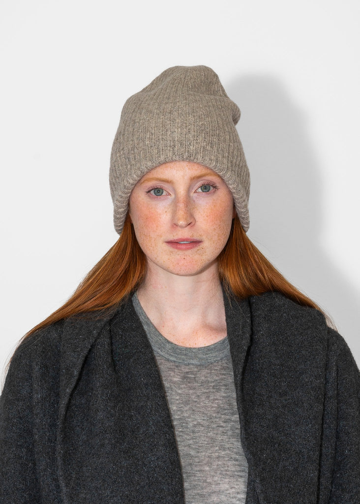 Lauren Manoogian_Soft Rib Beanie in Dust_Hats_ - Finefolk