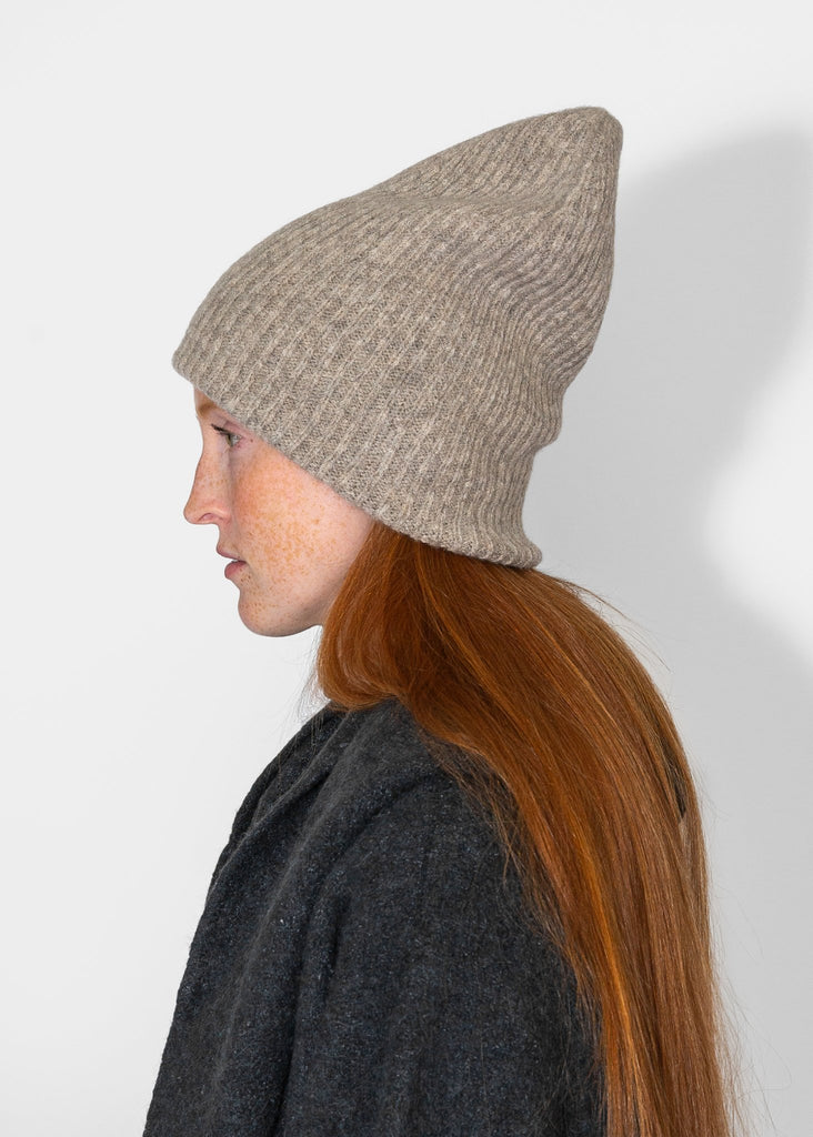 Lauren Manoogian_Soft Rib Beanie in Dust_Hats_ - Finefolk