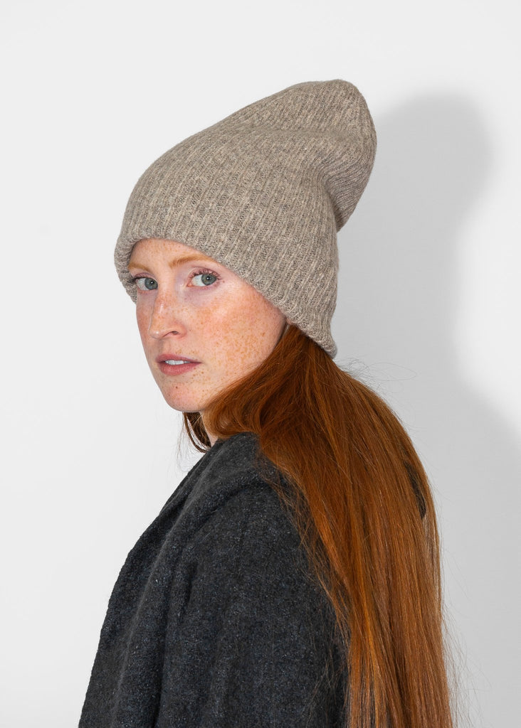 Lauren Manoogian_Soft Rib Beanie in Dust_Hats_ - Finefolk