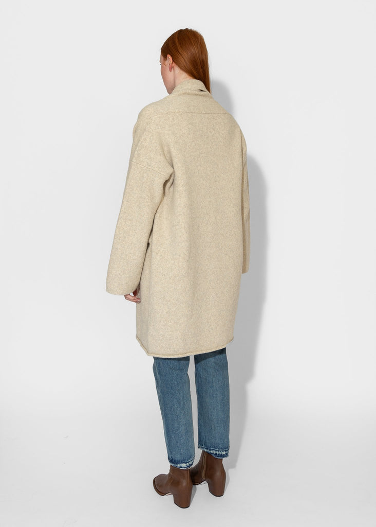 Lauren Manoogian_Taper Coat in Ecru_Sweater_ - Finefolk