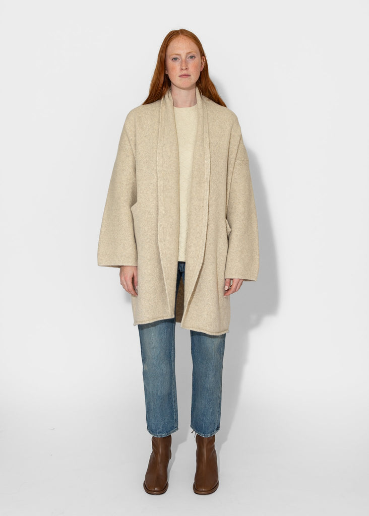 Lauren Manoogian_Taper Coat in Ecru_Sweater_ - Finefolk