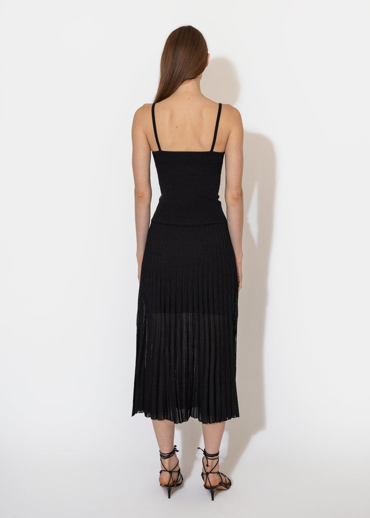 Maria McManus_Deep V Tank Black__XS - Finefolk