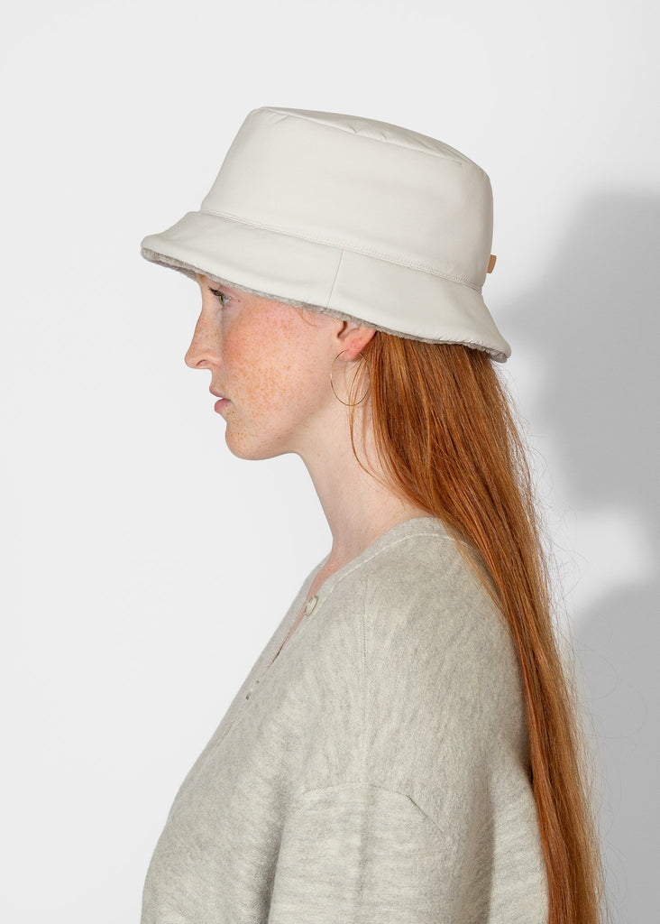 Mature Ha_Eco Padded Hat in Light Grey_Hats_ - Finefolk