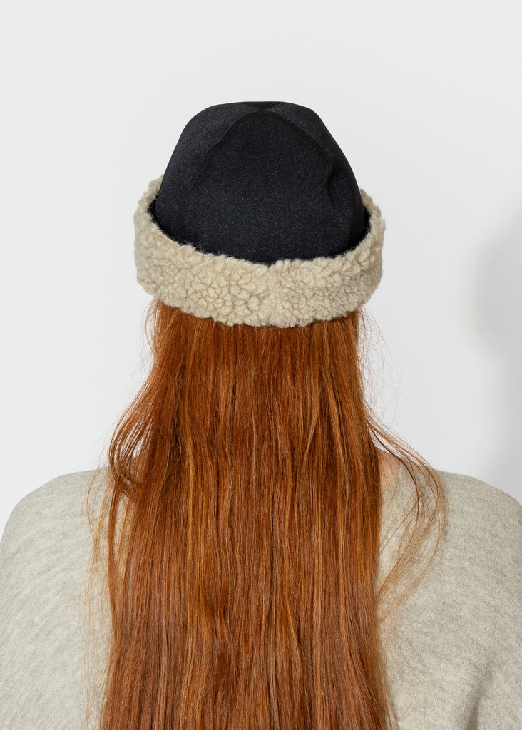 Mature Ha_Hood Cap Recycle in Dark Navy_Hats_ - Finefolk