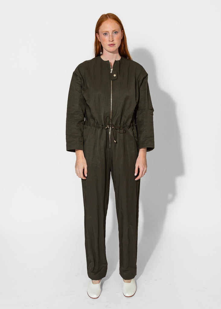 Nomia_Aviator Zip Jumpsuit in Peat_Jumpsuits_4 - Finefolk