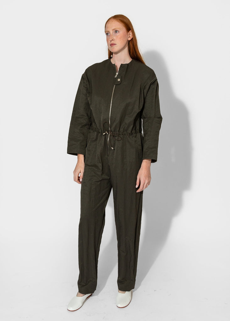 Nomia_Aviator Zip Jumpsuit in Peat_Jumpsuits_4 - Finefolk