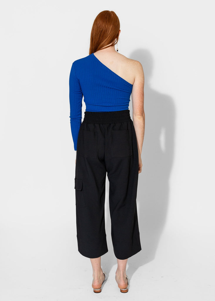 Nomia_Gathered Culottes in Black_Pants_2 - Finefolk