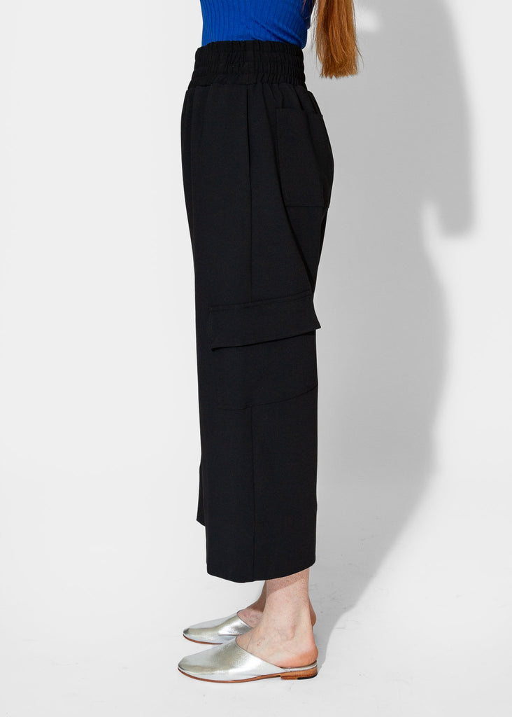 Nomia_Gathered Culottes in Black_Pants_2 - Finefolk