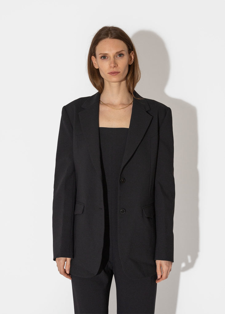 Nomia_Oversize Yoke Blazer in Black_Apparel & Accessories_2 - Finefolk