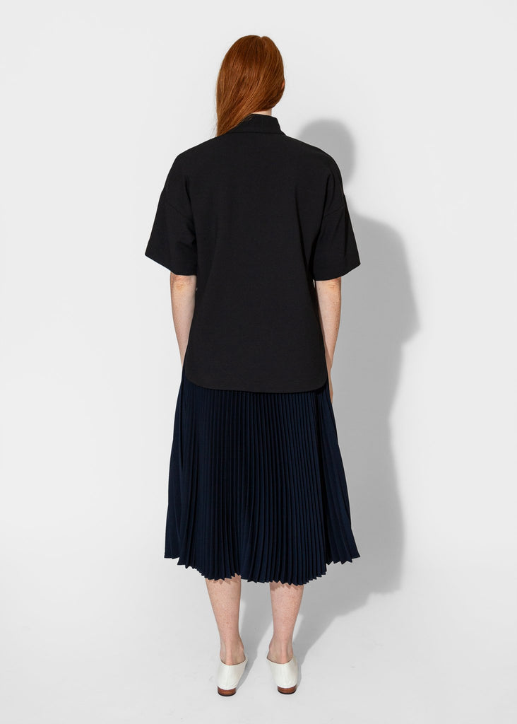 Nomia_Sunburst Pleated Skirt in Midnight/Lime_Skirt_XS - Finefolk