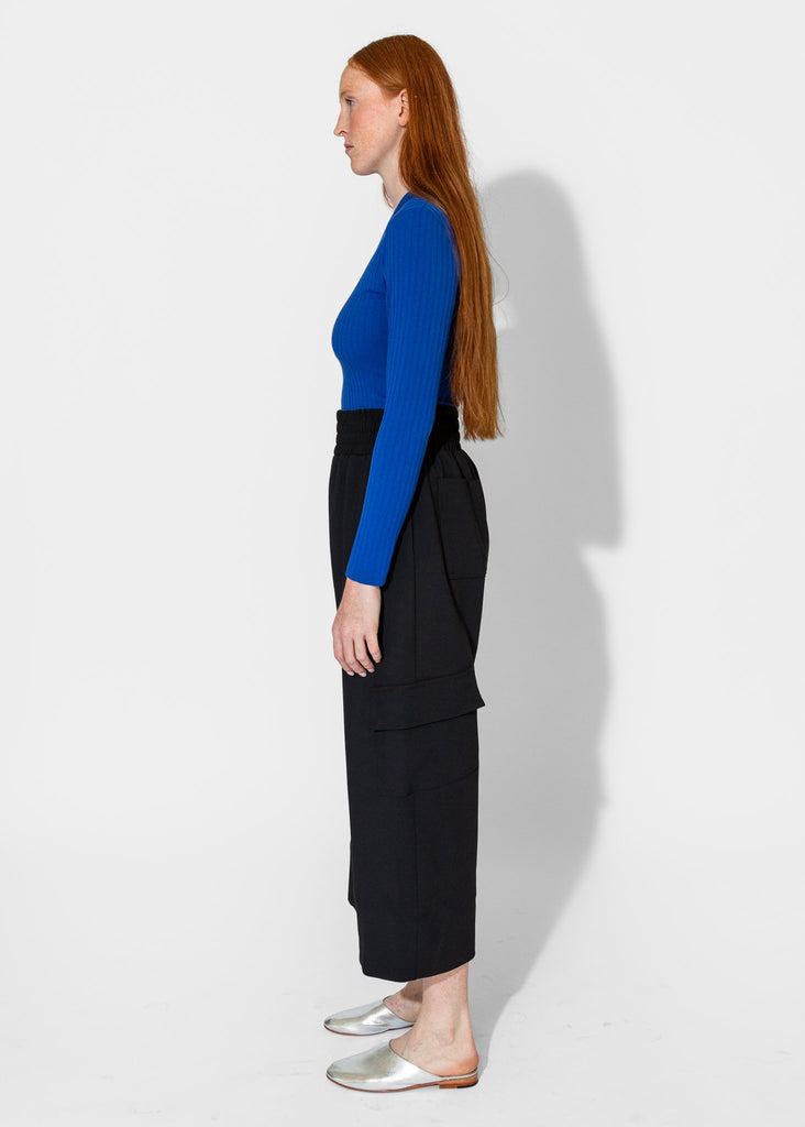 Nomia_Wide Rib Knit in Cobalt_Tops_XS - Finefolk