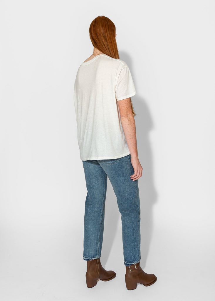 R13_V - Neck Boxy Seamless V in Cashmere White_Apparel & Accessories_XS - Finefolk