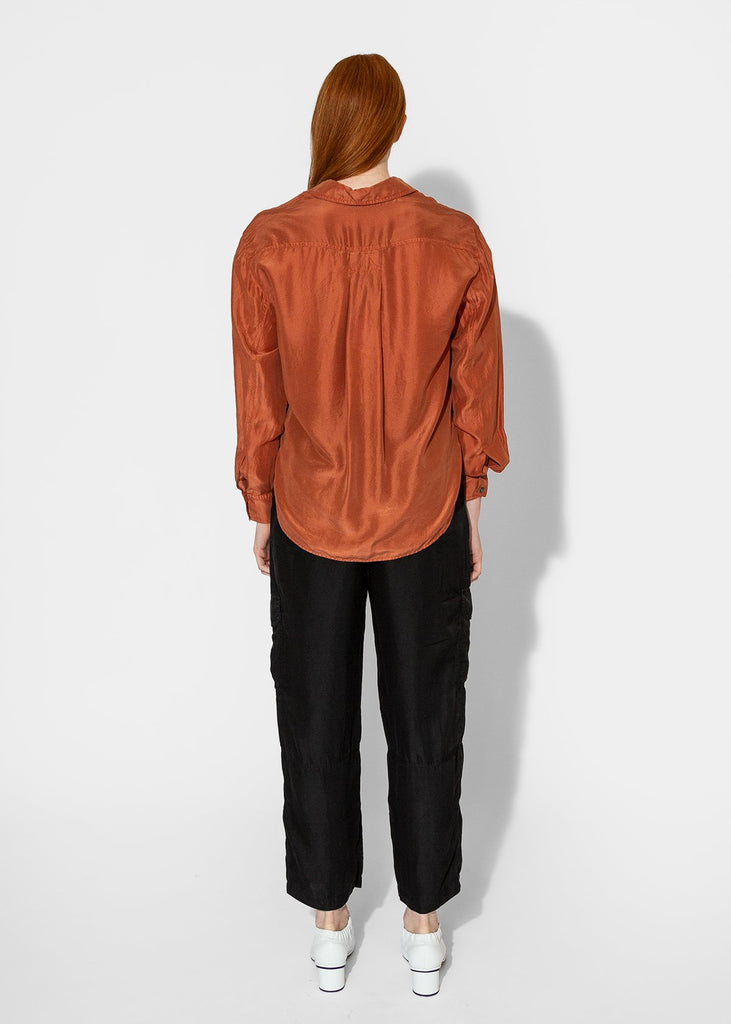 Raquel Allegra_Brentwood Shirt in Cognac__0 - Finefolk