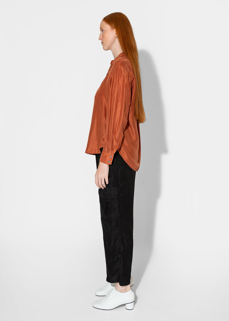 Raquel Allegra_Brentwood Shirt in Cognac__0 - Finefolk