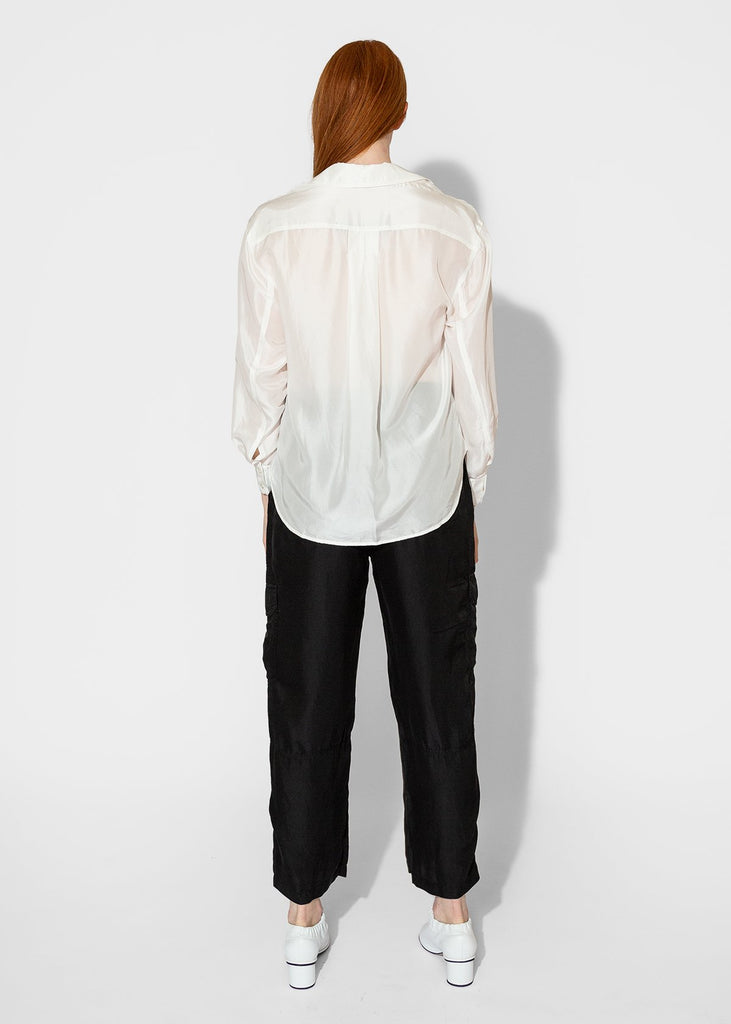 Raquel Allegra_Brentwood Shirt in White_Apparel & Accessories_0 - Finefolk