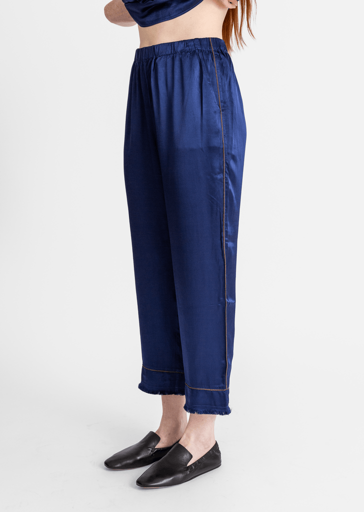 Raquel Allegra_Camden Pant in Navy_Pants_0 - Finefolk