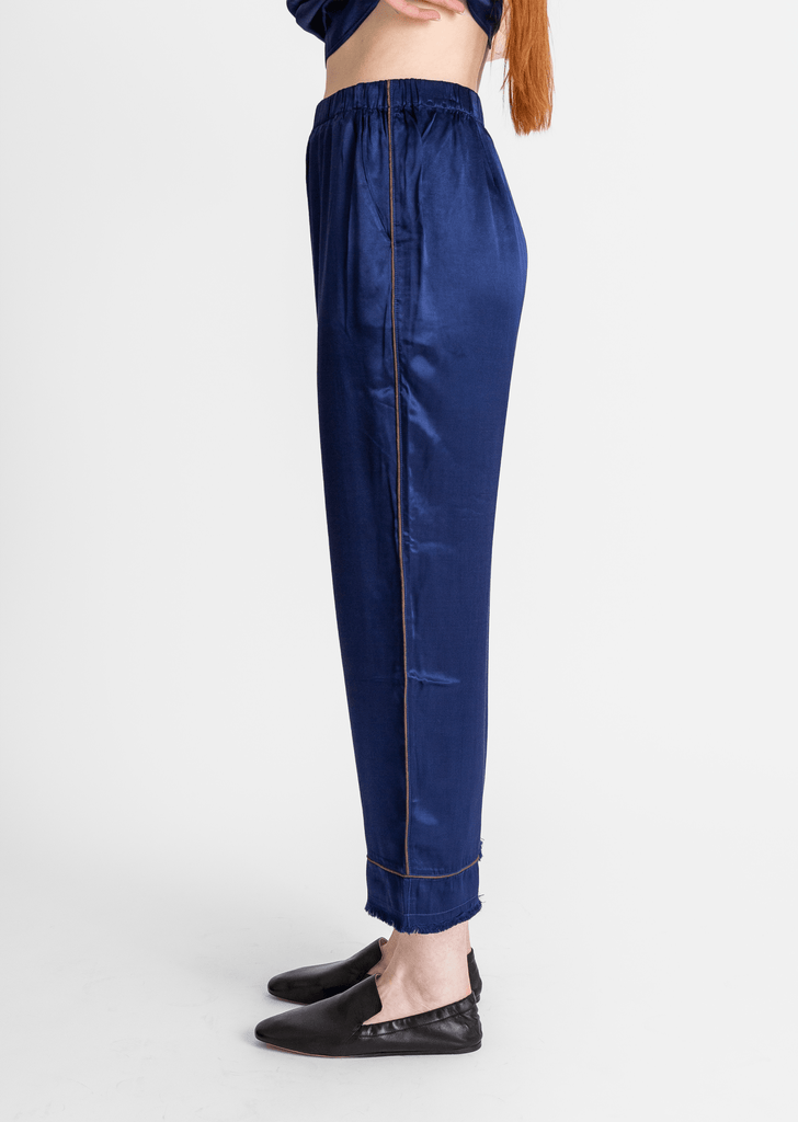 Raquel Allegra_Camden Pant in Navy_Pants_0 - Finefolk