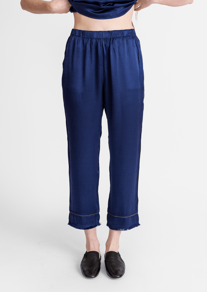 Raquel Allegra_Camden Pant in Navy_Pants_0 - Finefolk