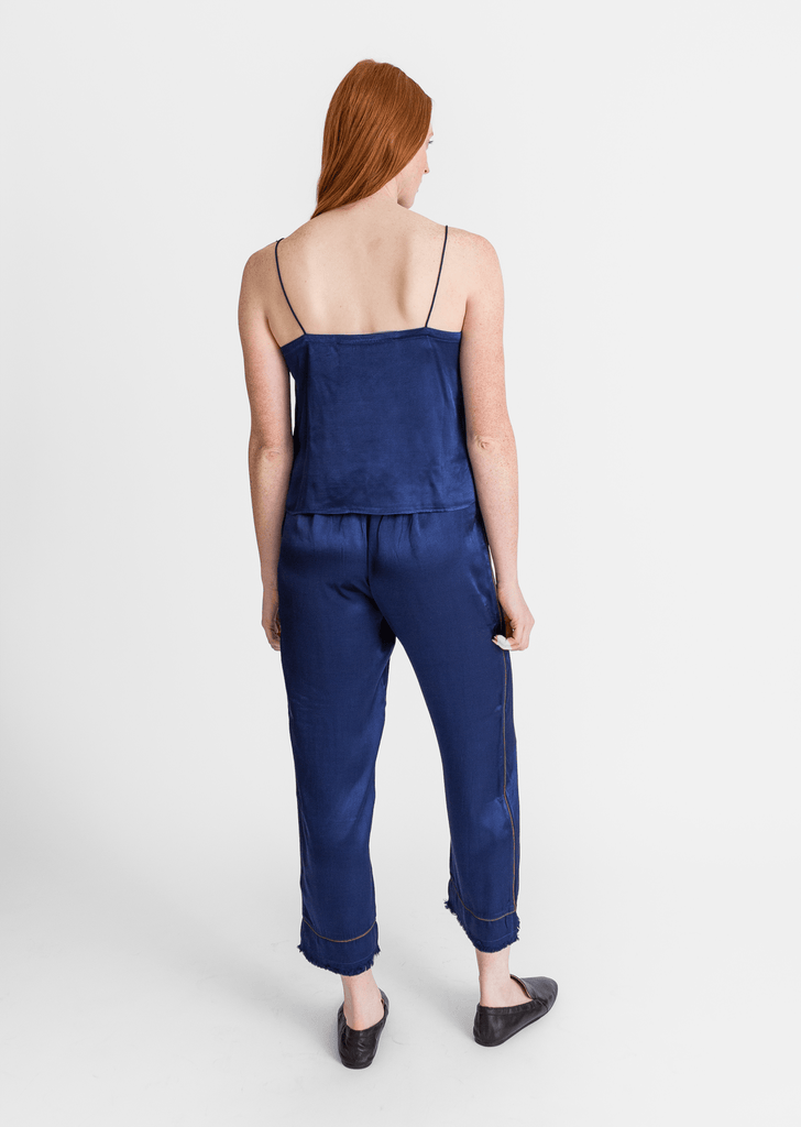 Raquel Allegra_Camden Pant in Navy_Pants_0 - Finefolk