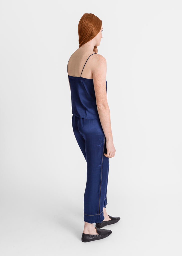 Raquel Allegra_Crescent Cami in Navy_Tops_0 - Finefolk