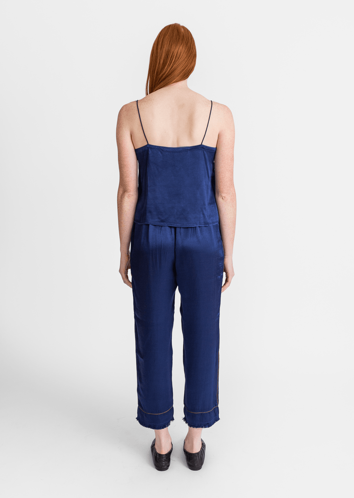 Raquel Allegra_Crescent Cami in Navy_Tops_0 - Finefolk