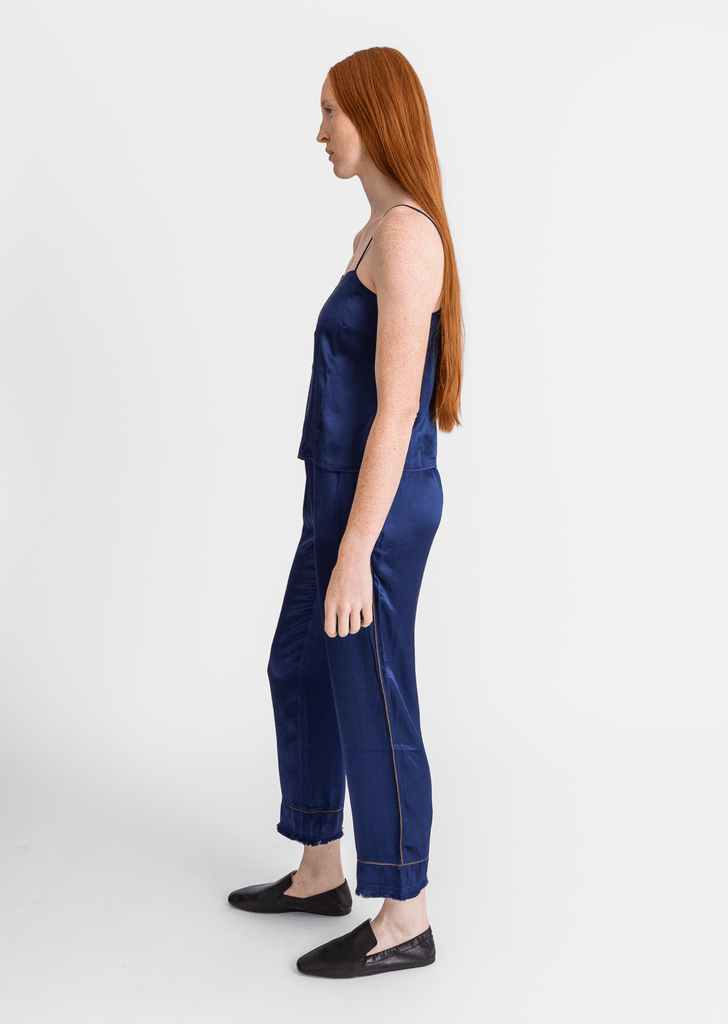 Raquel Allegra_Crescent Cami in Navy_Tops_0 - Finefolk