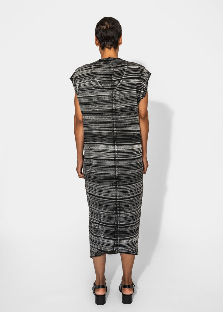 Raquel Allegra_Raquel Allegra Cocoon Dress Brush Black_Apparel & Accessories_0 - Finefolk