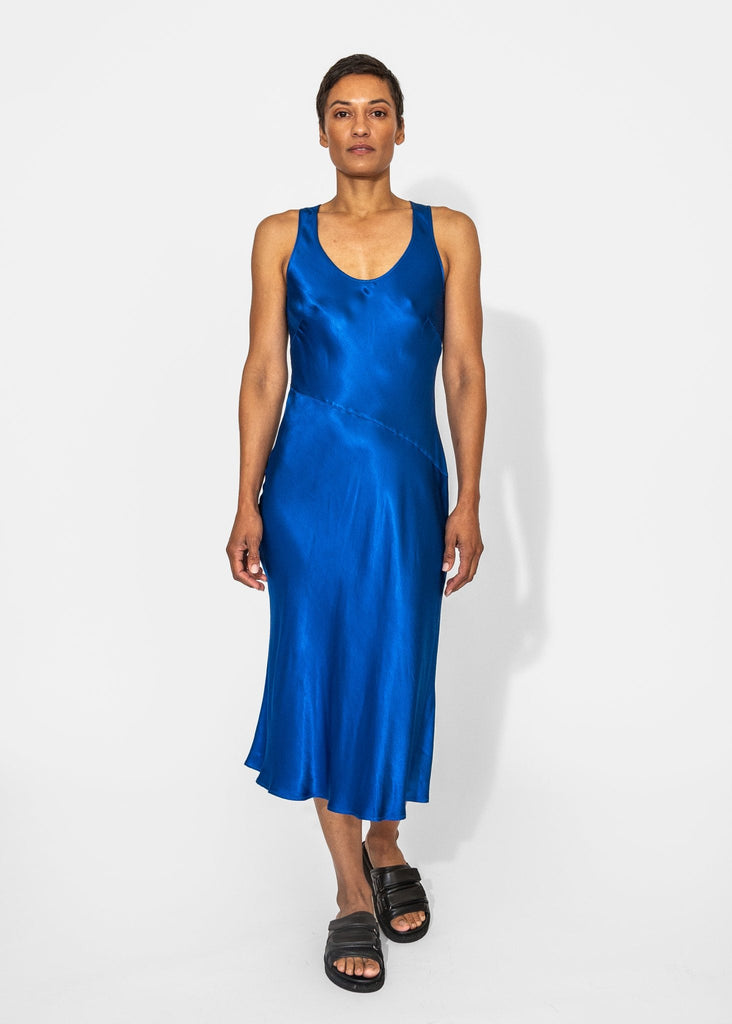 Raquel Allegra_Valentina Midi Dress in Lapis_Apparel & Accessories_0 - Finefolk