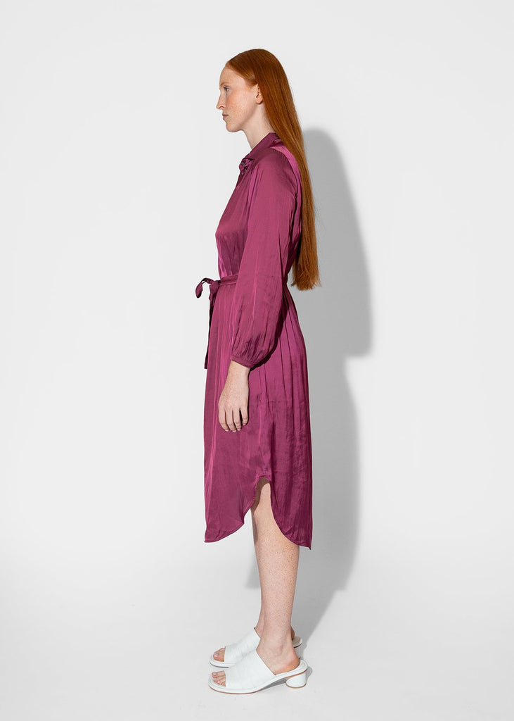 Raquel Allegra_Vivienne Dress in Berry_Apparel & Accessories_0 - Finefolk