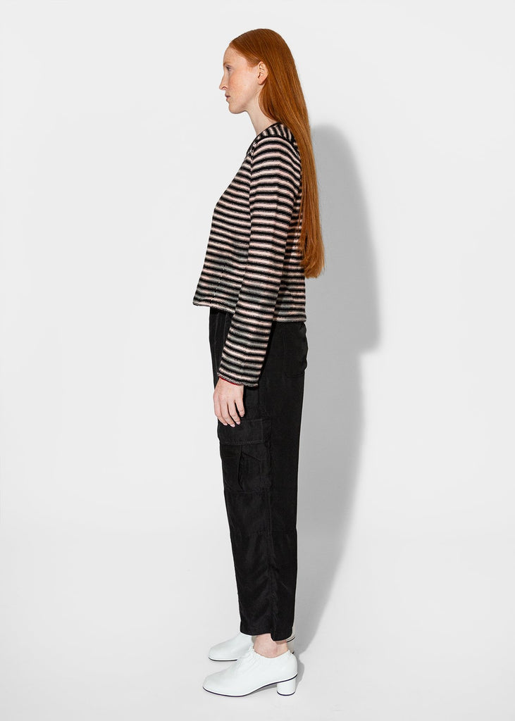 Raquel Allegra_Westlake Pullover in Stripe Pink_Apparel & Accessories_0 - Finefolk