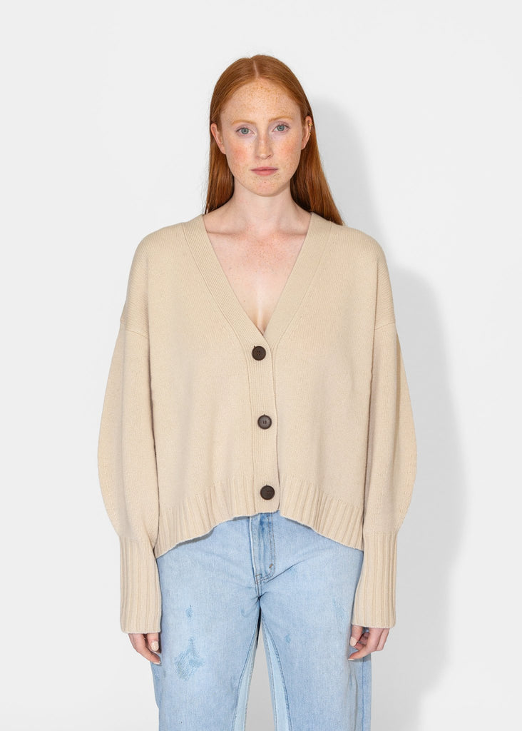 Sayaka Davis_Balloon Sleeve Sweater in Wheat_Sweater_XS - Finefolk