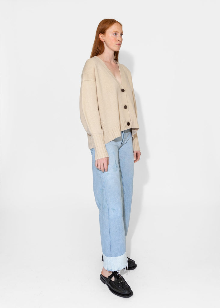 Sayaka Davis_Balloon Sleeve Sweater in Wheat_Sweater_XS - Finefolk