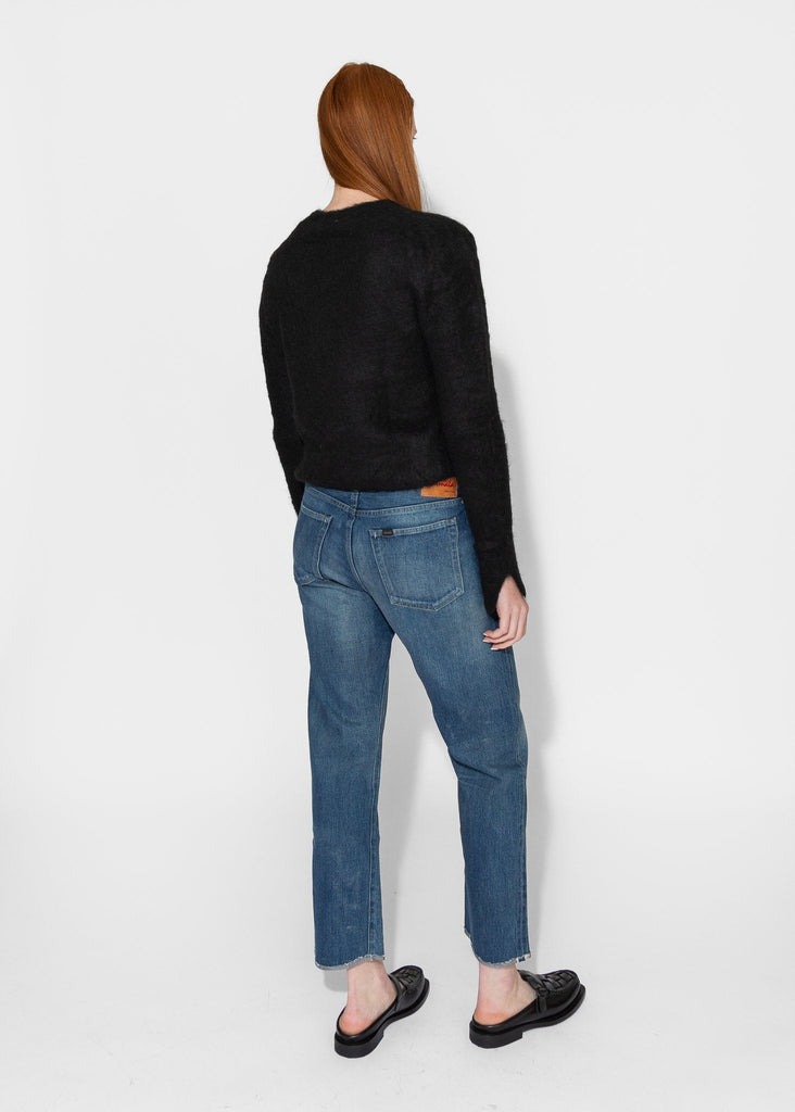 Sayaka Davis_Cropped Sweater in Black_Sweaters_XS - Finefolk