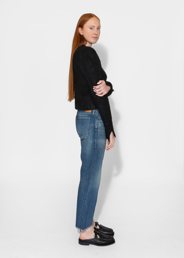 Sayaka Davis_Cropped Sweater in Black_Sweaters_XS - Finefolk